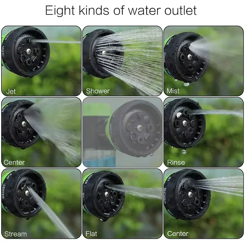 Pressure Hose Nozzle Foam Gun 8 in 1 Jet Spray Gun Soap Dispenser Garden Watering Horse Dog Animal Car Washing Tool Dropshipping