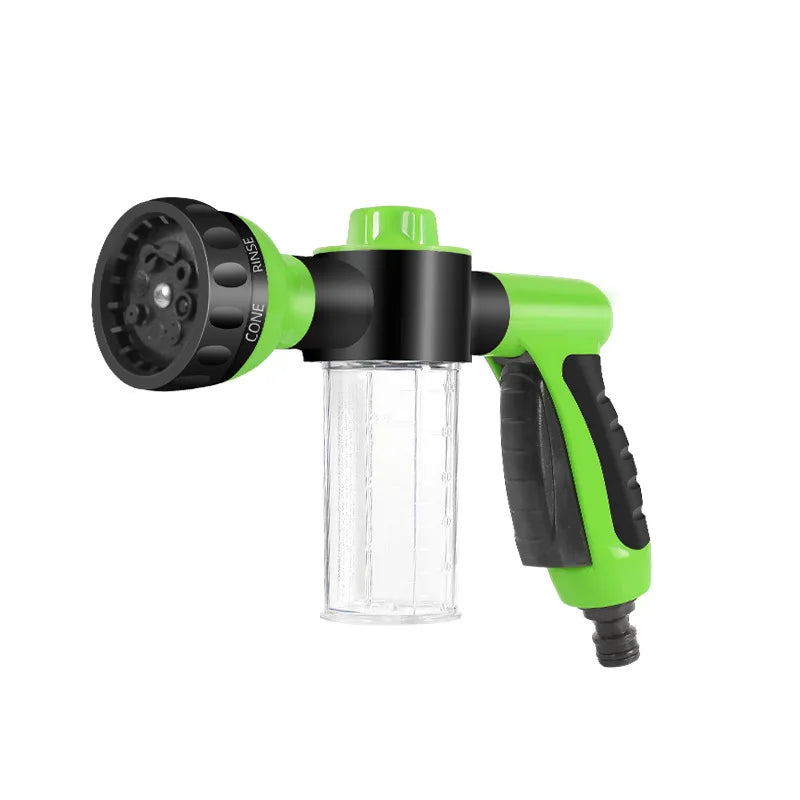 Pressure Hose Nozzle Foam Gun 8 in 1 Jet Spray Gun Soap Dispenser Garden Watering Horse Dog Animal Car Washing Tool Dropshipping