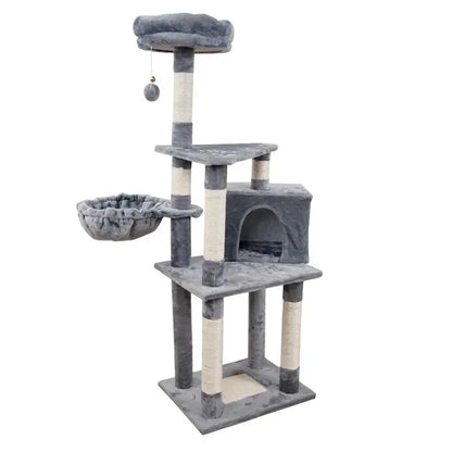 Factory Wholesale Luxury Large Cat Tree Tower Sustainable Sisal Pet Cat Scratcher and House Furniture