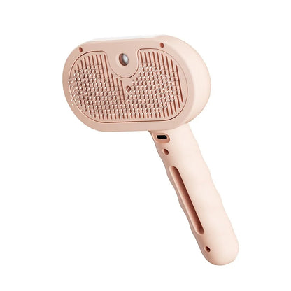 Rechargeable Steam Cat Brush - 2025 Latest 3-In-1 Grooming & Massage Tool for Pets, USB Charging, Low Voltage