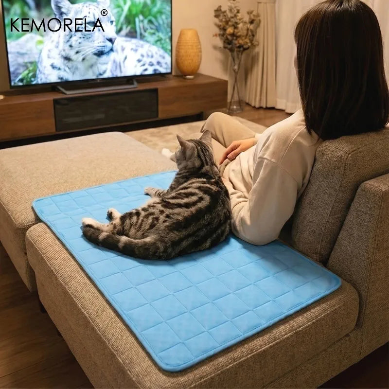 2026 Ice-Cool Upgrade Summer Pet Cooling Pad Dog Bed Breathable Mesh Bed for Dog Houses for Small Medium and Large Pets