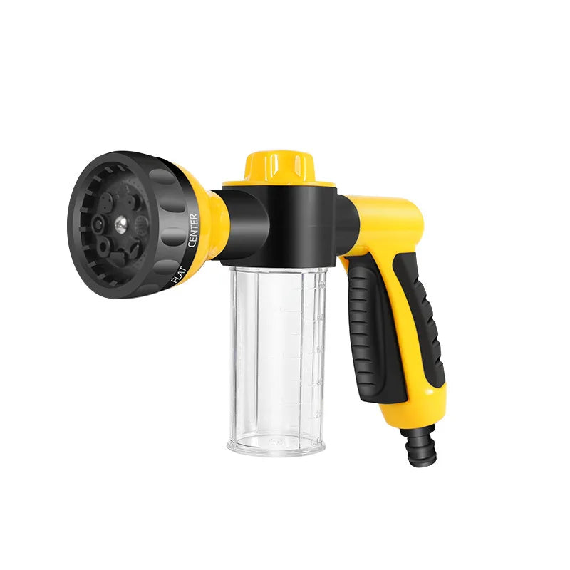 Pressure Hose Nozzle Foam Gun 8 in 1 Jet Spray Gun Soap Dispenser Garden Watering Horse Dog Animal Car Washing Tool Dropshipping