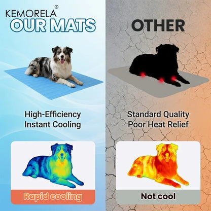 2026 Ice-Cool Upgrade Summer Pet Cooling Pad Dog Bed Breathable Mesh Bed for Dog Houses for Small Medium and Large Pets