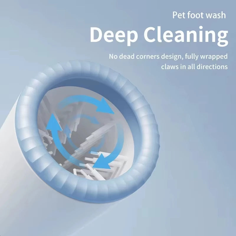 Automatic Portable Electric Pet Foot Washing Machine Quick Paw Cleaner Waterproof Low Noise Cup for Pets