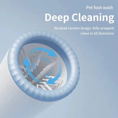 Automatic Portable Electric Pet Foot Washing Machine Quick Paw Cleaner Waterproof Low Noise Cup for Pets