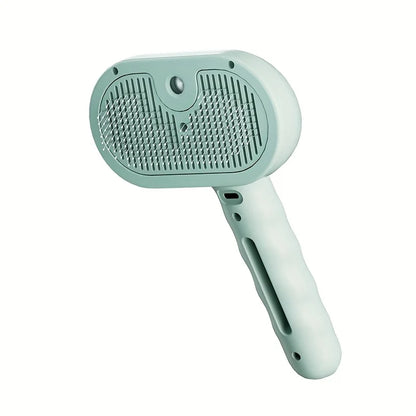 Rechargeable Steam Cat Brush - 2025 Latest 3-In-1 Grooming & Massage Tool for Pets, USB Charging, Low Voltage