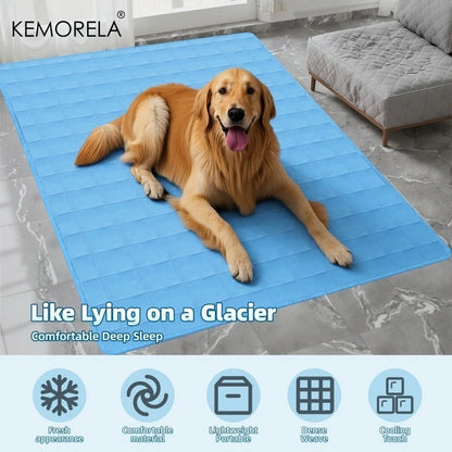 2026 Ice-Cool Upgrade Summer Pet Cooling Pad Dog Bed Breathable Mesh Bed for Dog Houses for Small Medium and Large Pets