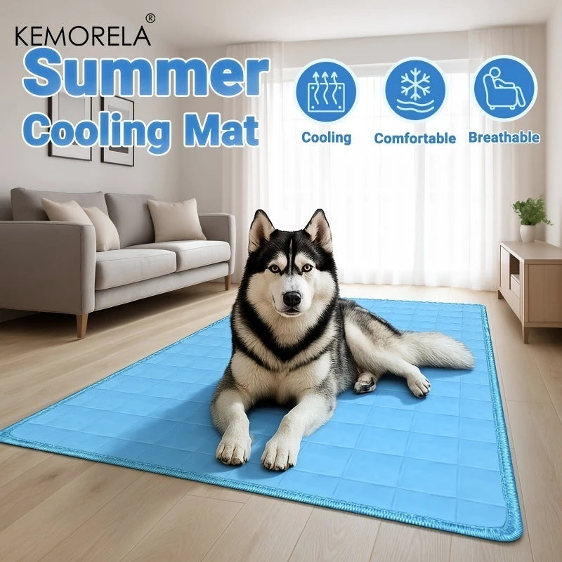 2026 Ice-Cool Upgrade Summer Pet Cooling Pad Dog Bed Breathable Mesh Bed for Dog Houses for Small Medium and Large Pets